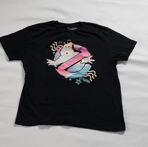 Ghostbusters Neon Logo Tee Men's Large Lootcrate